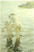 Anders Zorn mor och barn oil